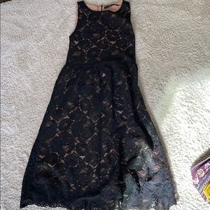 Black lace dress